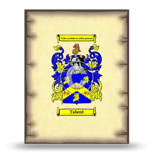Taberd Coat of Arms Print