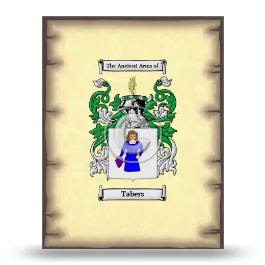 Tabers Coat of Arms Print