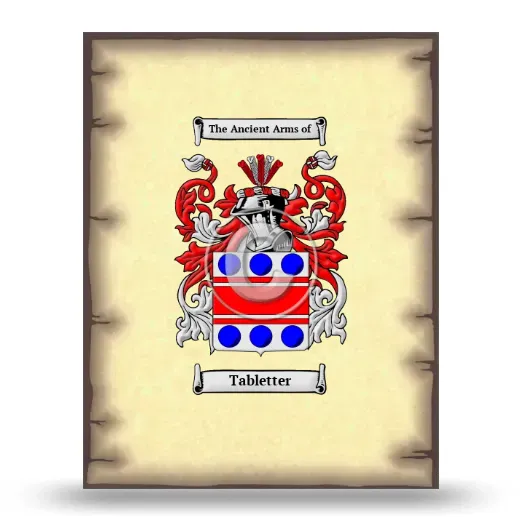 Tabletter Coat of Arms Print