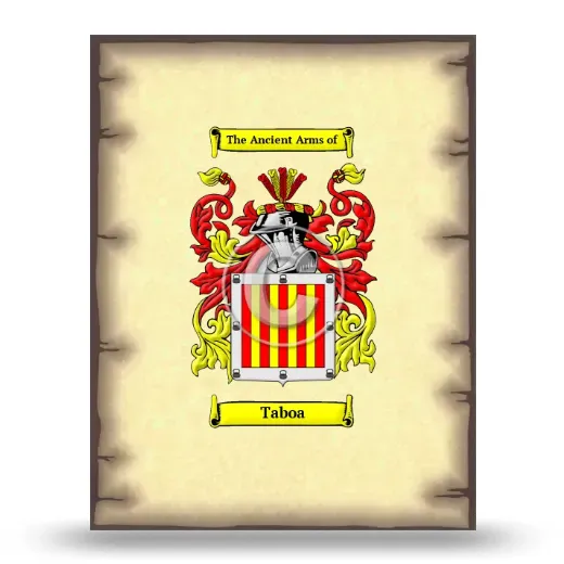 Taboa Coat of Arms Print