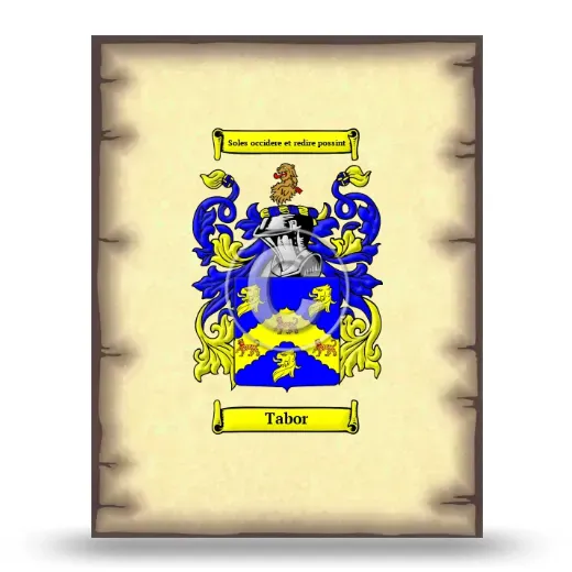 Tabor Coat of Arms Print