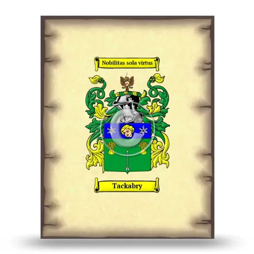 Tackabry Coat of Arms Print