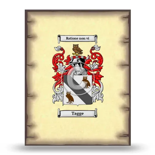 Tagge Coat of Arms Print
