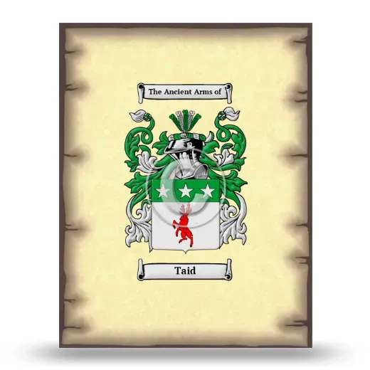 Taid Coat of Arms Print