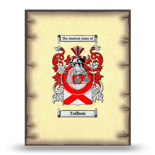 Tailbois Coat of Arms Print