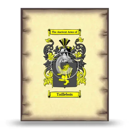 Taillebois Coat of Arms Print