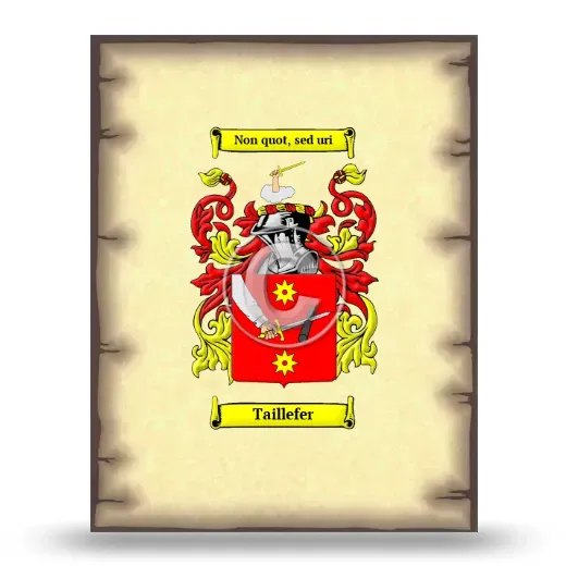 Taillefer Coat of Arms Print