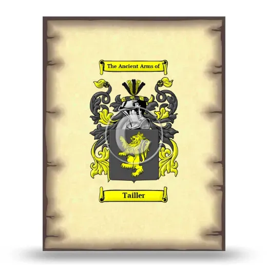 Tailler Coat of Arms Print