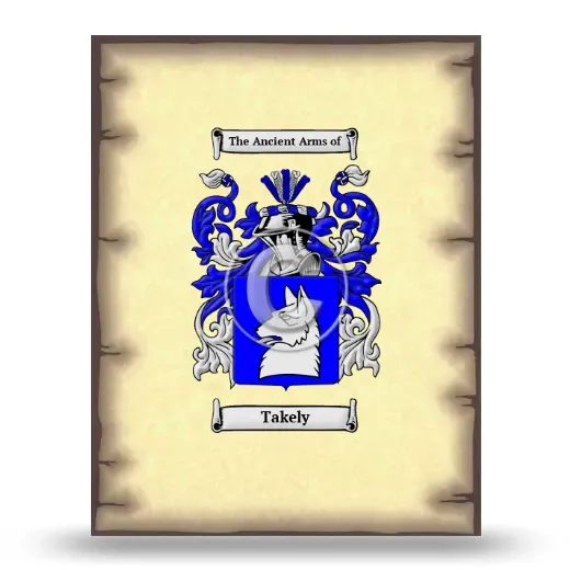Takely Coat of Arms Print
