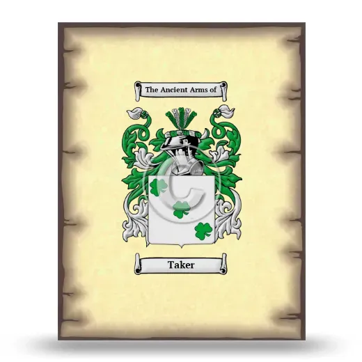 Taker Coat of Arms Print