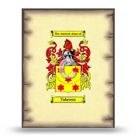 Talavera Coat of Arms Print