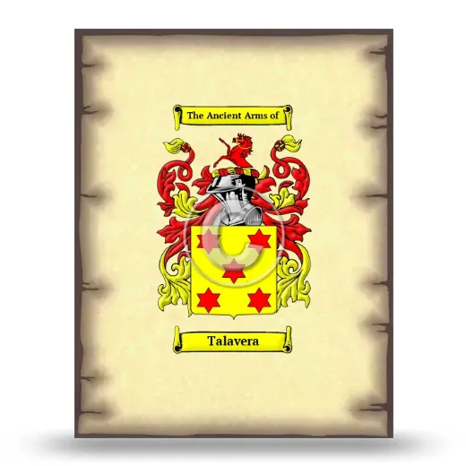 Talavera Coat of Arms Print