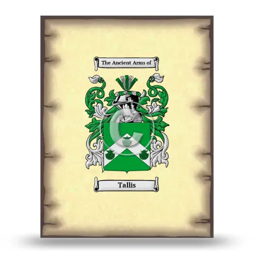 Tallis Coat of Arms Print