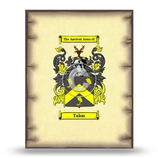 Talon Coat of Arms Print