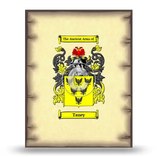 Taney Coat of Arms Print