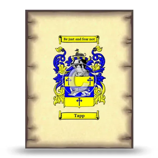 Tapp Coat of Arms Print