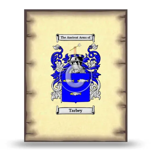 Tarbey Coat of Arms Print