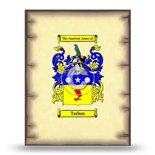 Tarbox Coat of Arms Print
