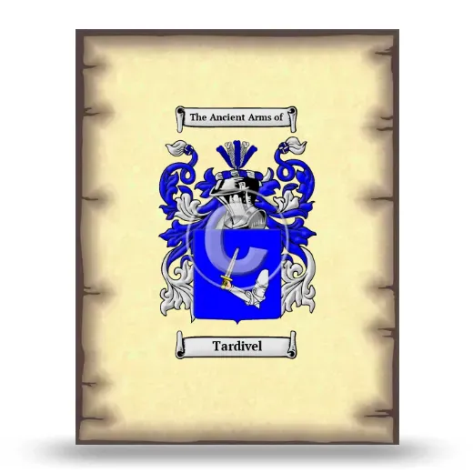 Tardivel Coat of Arms Print