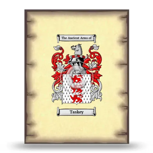 Taskey Coat of Arms Print