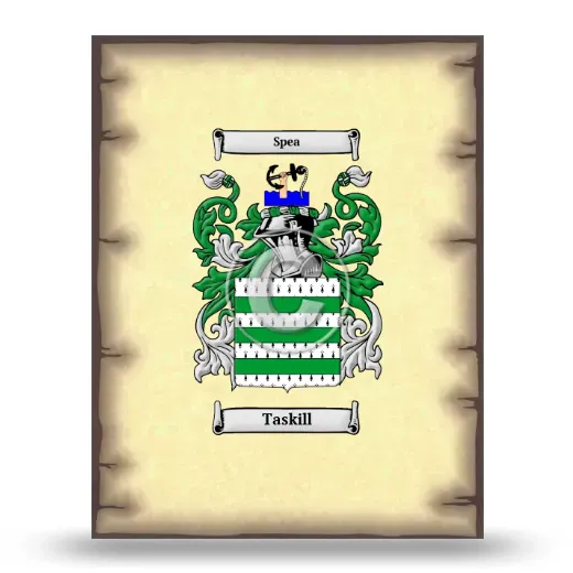 Taskill Coat of Arms Print