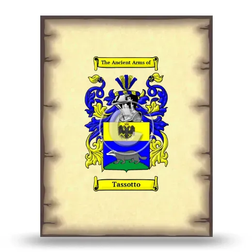 Tassotto Coat of Arms Print