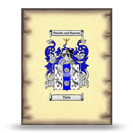 Tate Coat of Arms Print