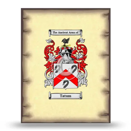 Tatum Coat of Arms Print