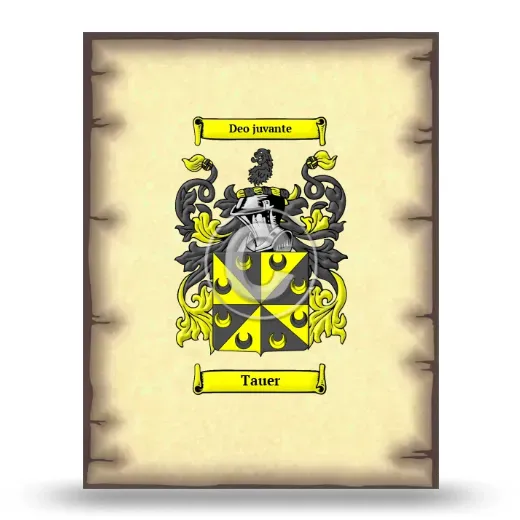 Tauer Coat of Arms Print