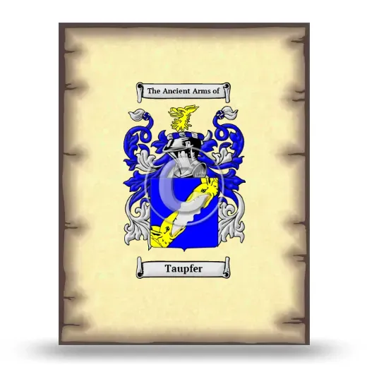 Taupfer Coat of Arms Print