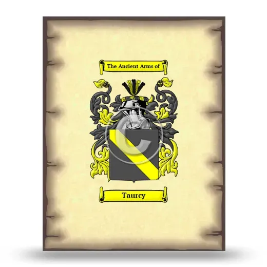 Taurcy Coat of Arms Print