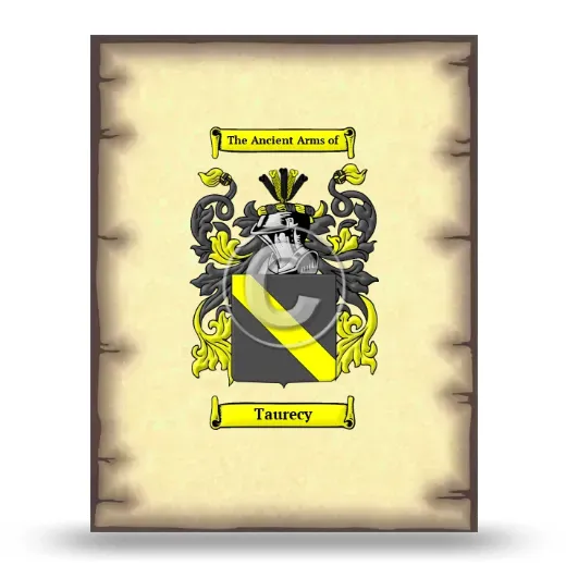 Taurecy Coat of Arms Print
