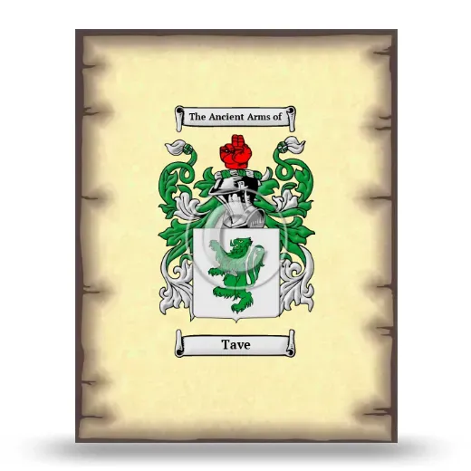 Tave Coat of Arms Print