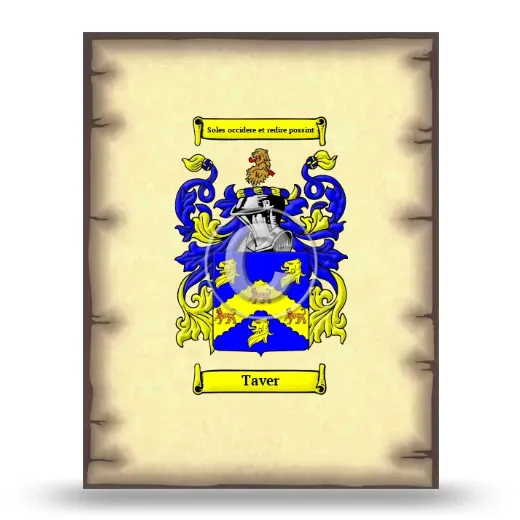 Taver Coat of Arms Print