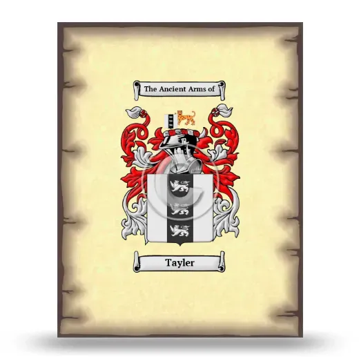 Tayler Coat of Arms Print