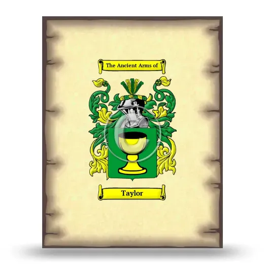 Taylor Coat of Arms Print
