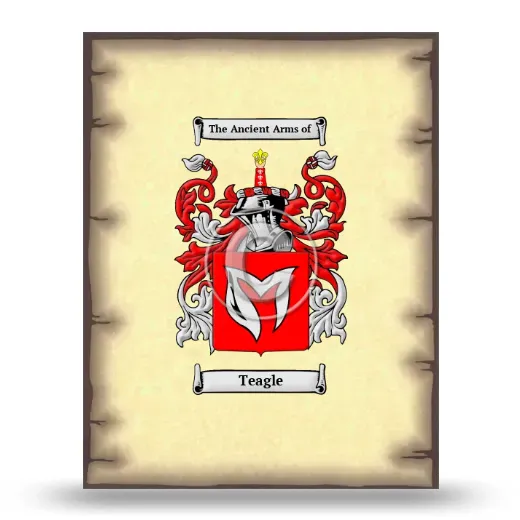 Teagle Coat of Arms Print