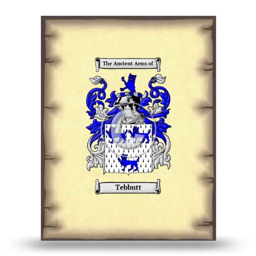 Tebbutt Coat of Arms Print