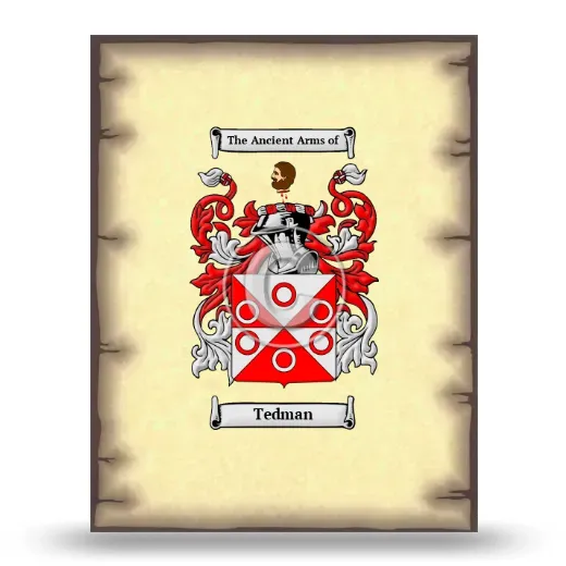 Tedman Coat of Arms Print