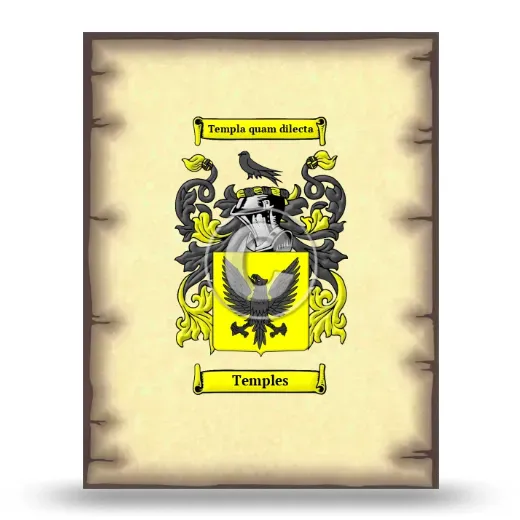 Temples Coat of Arms Print