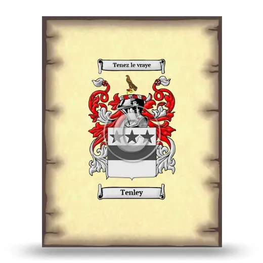 Tenley Coat of Arms Print