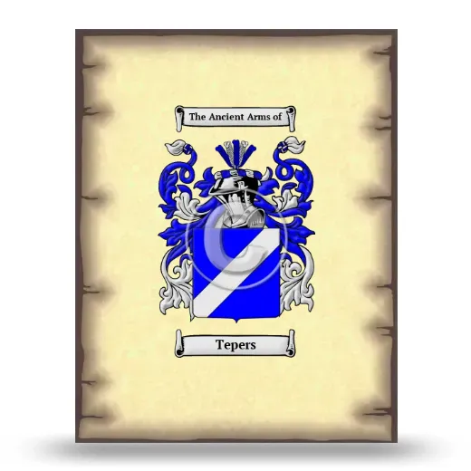 Tepers Coat of Arms Print