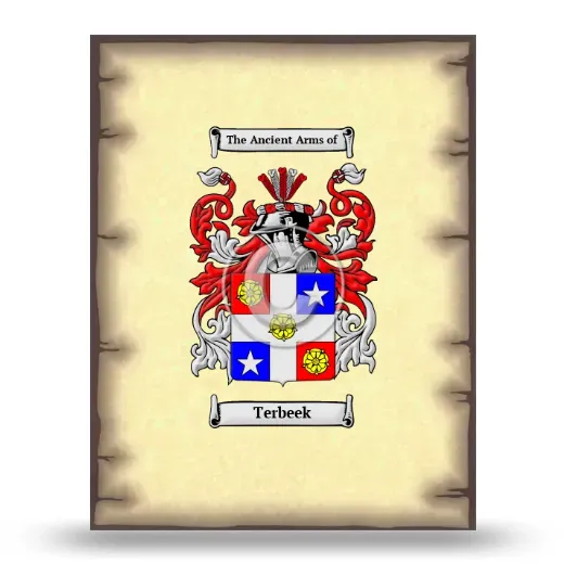Terbeek Coat of Arms Print