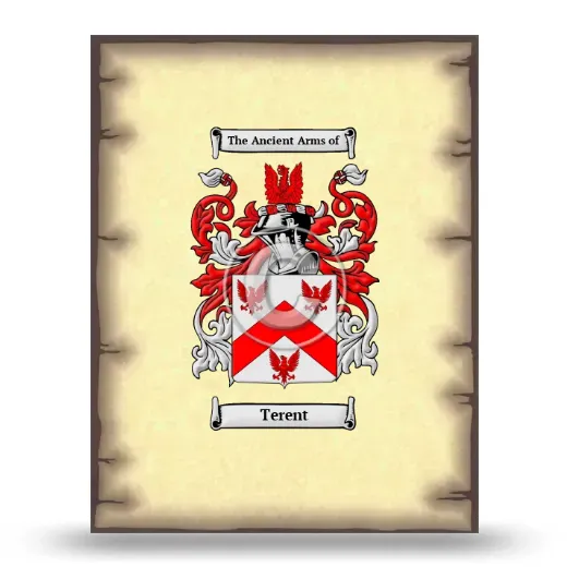 Terent Coat of Arms Print