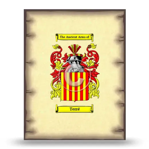 Terré Coat of Arms Print