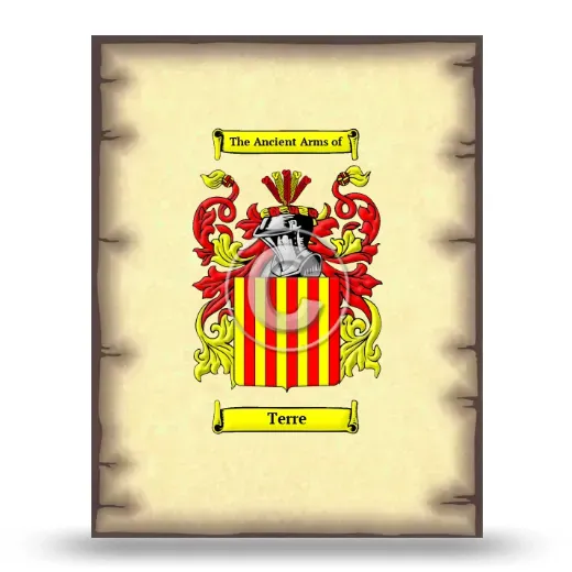 Terre Coat of Arms Print