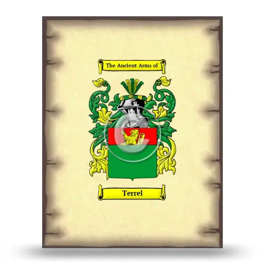 Terrel Coat of Arms Print