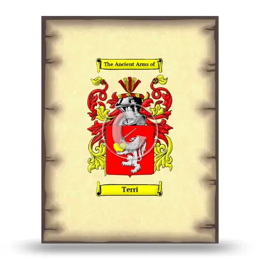 Terri Coat of Arms Print