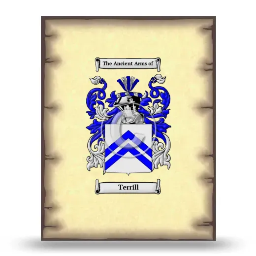 Terrill Coat of Arms Print