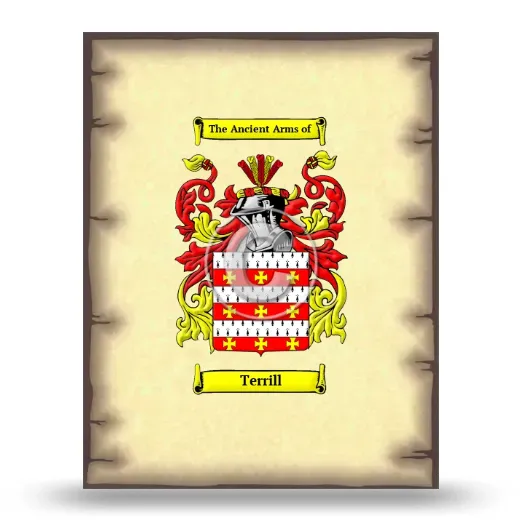 Terrill Coat of Arms Print